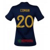 Oficiální Fotbalový Dres Francie Kingsley Coman 20 Domácí Mistrovství Světa 2022 pro Ženy